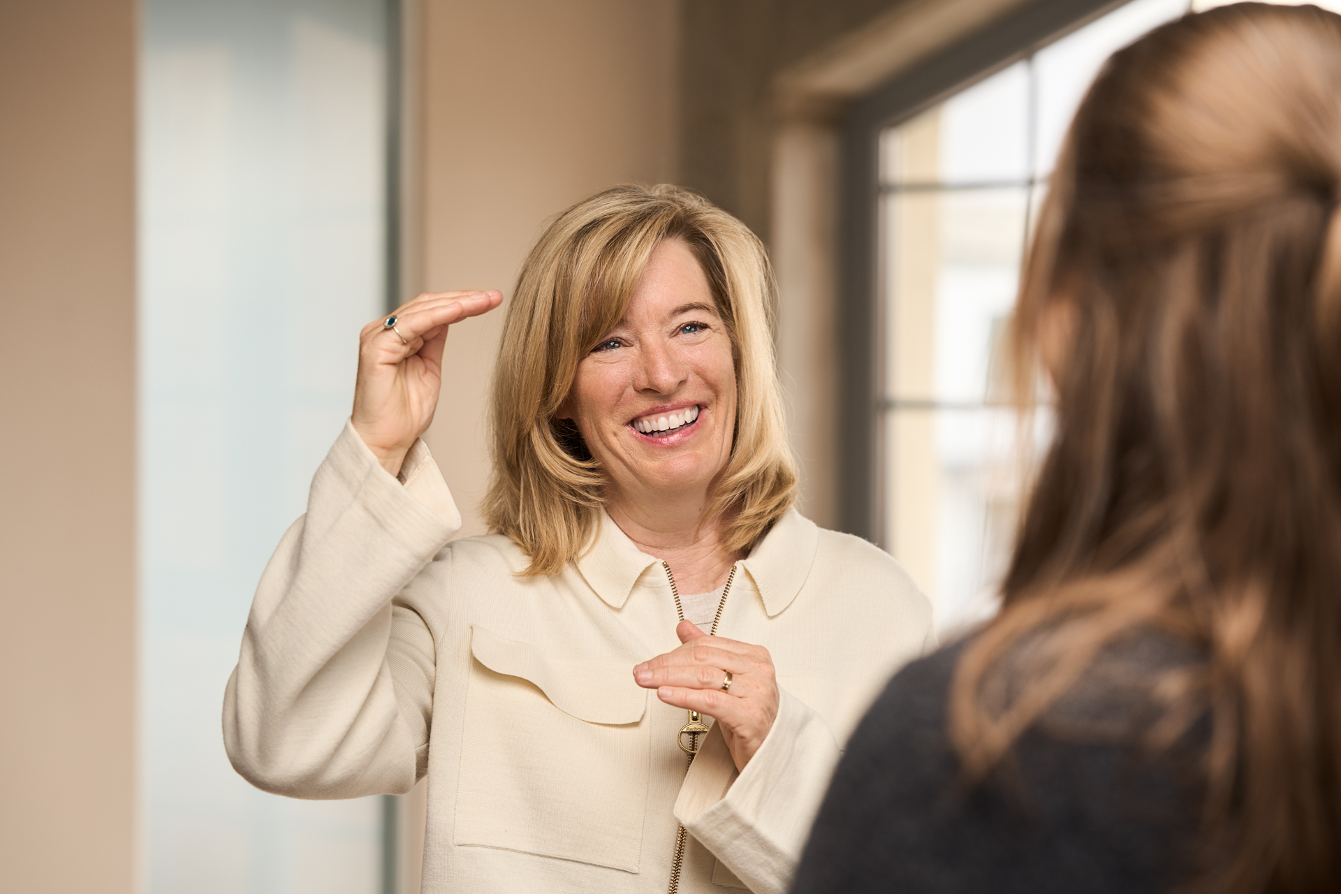 Christiena Kirchhoff im Gespräch